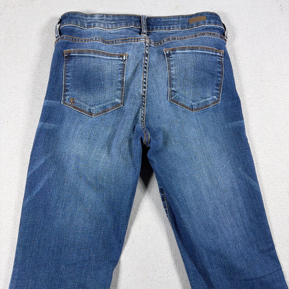 Kut From The Kloth Baby Bootcut Jeans Women 8S Slim Fit Blue Denim Casual - Picture 9 of 11